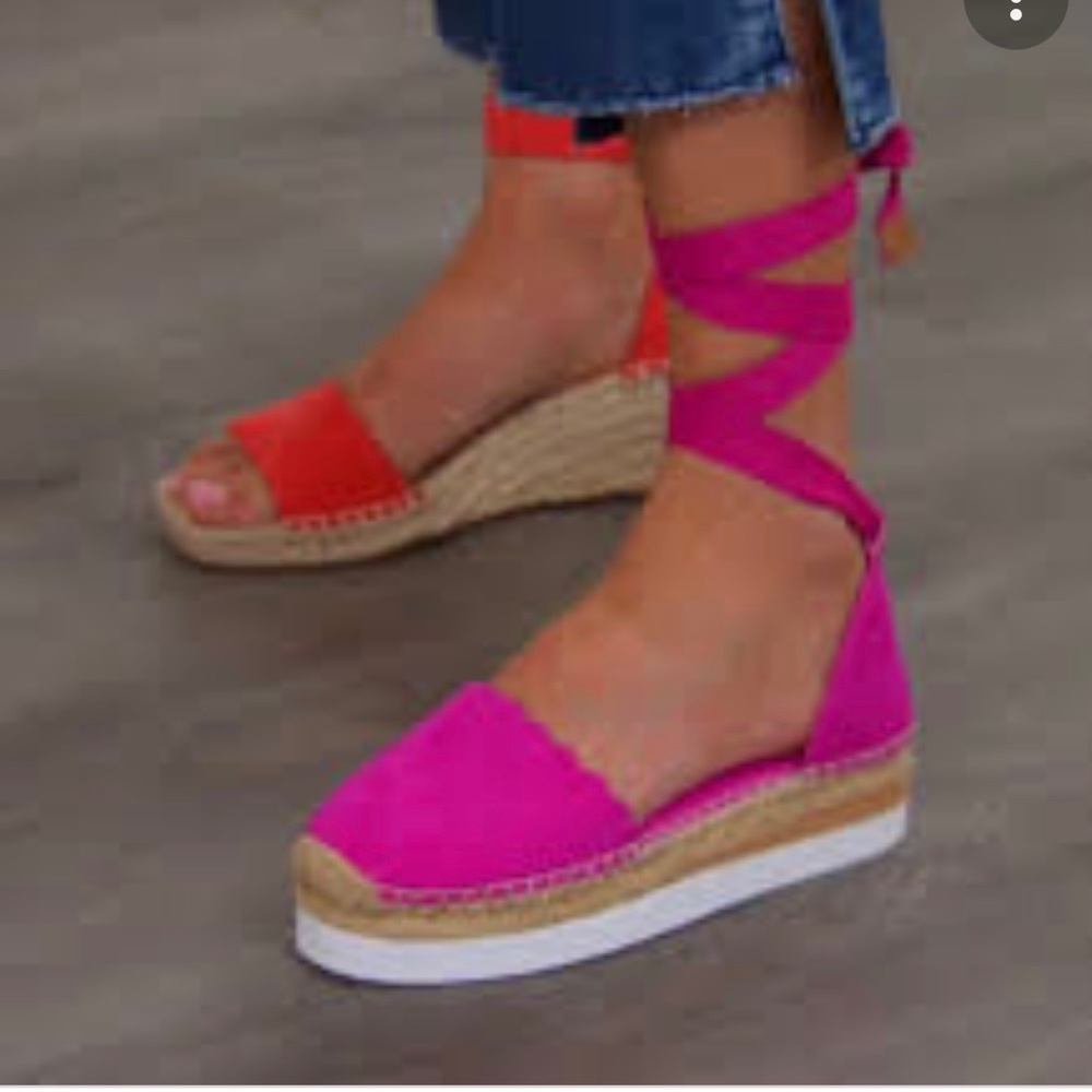 Vince Canuto fuchsia espadrilles